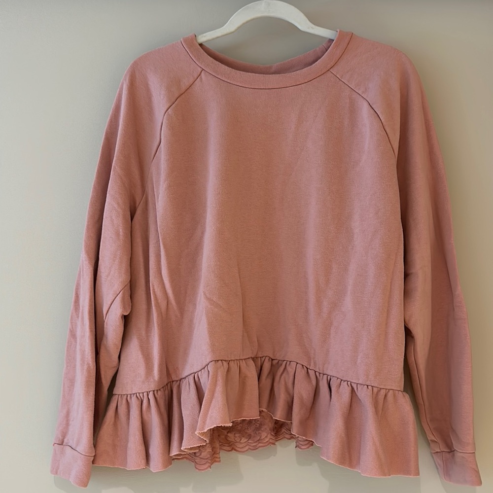 H&M Pink Crew Neck Sweater